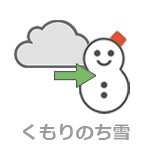 くもりのち雪