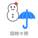 雪時々雨